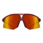 KOO Hype Sport Zonnebril Donkerrood met Red Mirror Lens