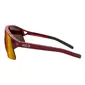 KOO Hype Sport Zonnebril Donkerrood met Red Mirror Lens