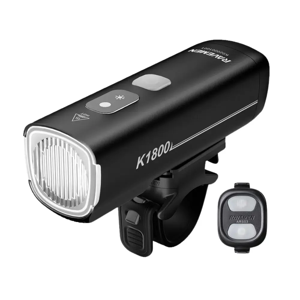 RAVEMEN K1800 Koplamp Zwart