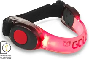 Gato Neon Led USB Hardlooparmband Rood