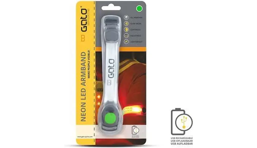 Gato Neon Led USB Hardlooparmband Groen