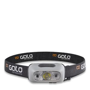 Gato Head Torch Light Grijs/Zwart