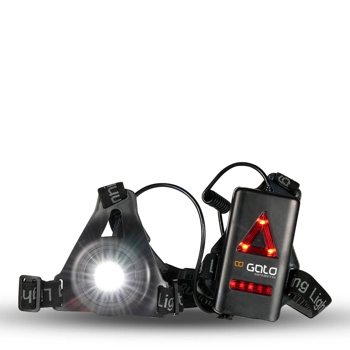 Gato High-Viz Chest Light USB Zwart