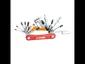 Unior Euro 17 Multitool Rood