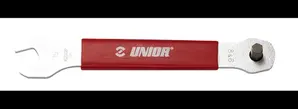 Unior 3 in 1 Pedaalsleutel 6/8/15mm Rood