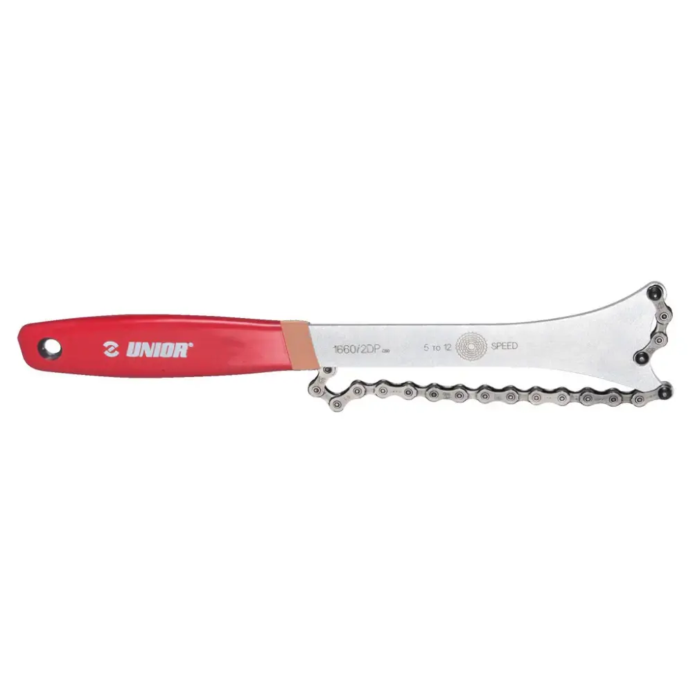 UNIOR Kettingzweep 6-12 Speed Rood
