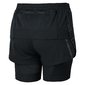 Ronhill Tech Marathon Twin Short Hardloopbroek Kort Zwart Dames