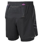 Ronhill Tech Marathon Twin Short Hardloopbroek Kort Zwart Heren