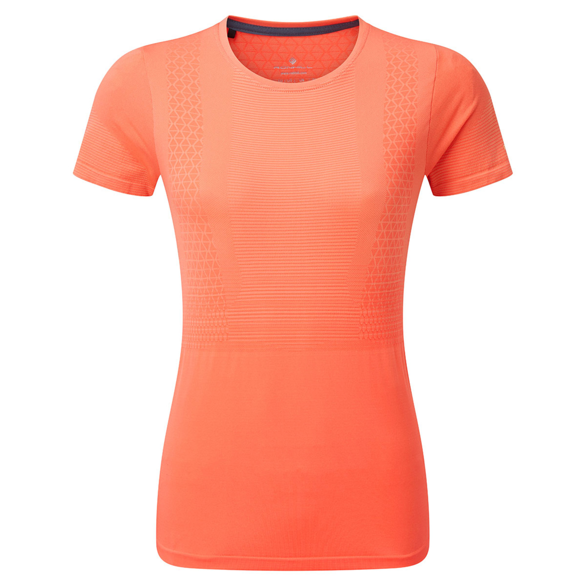 Ronhill Tech Marathon Tank Hardloopshirt Korte Mouwen Oranje Dames