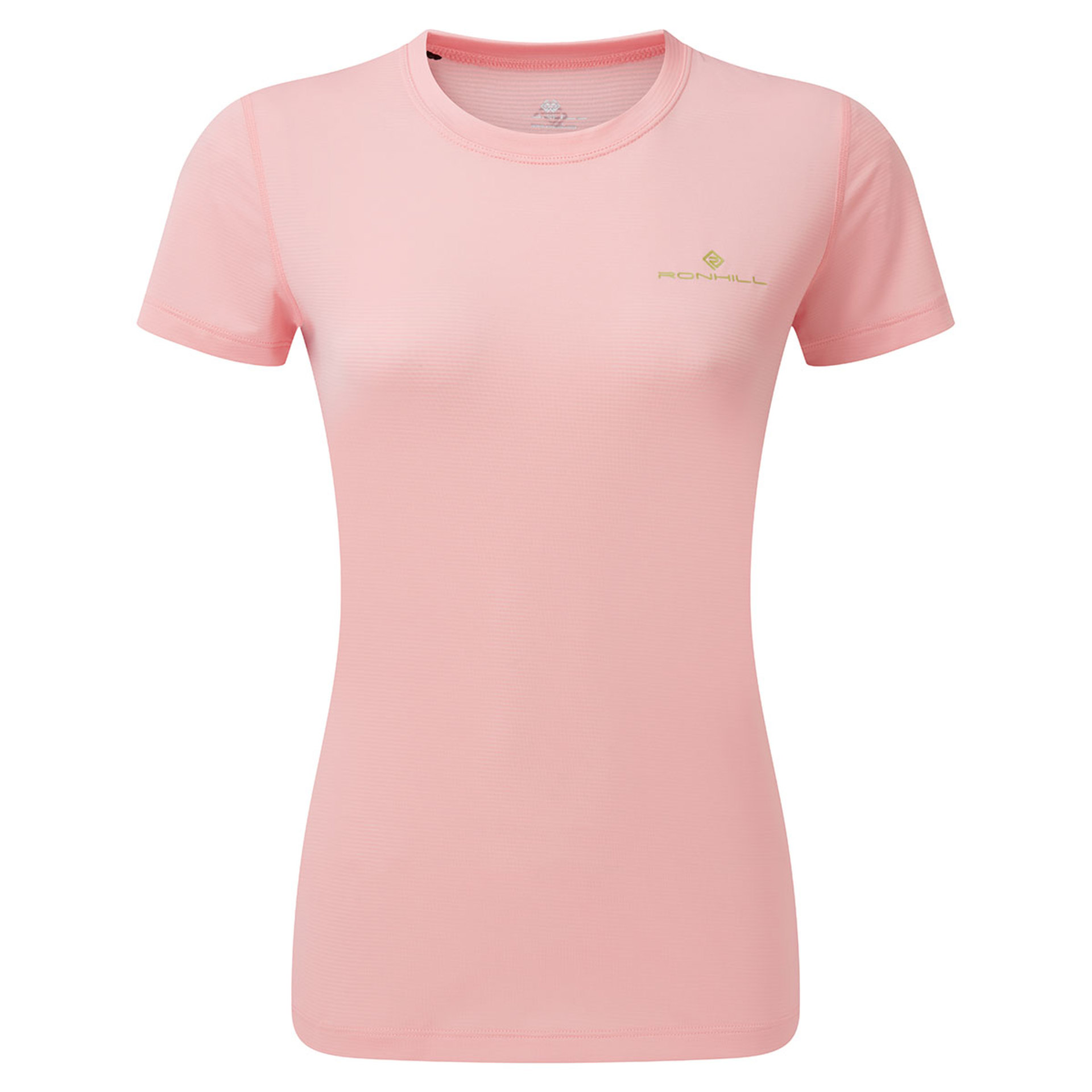 Ronhill Tech Hardloopshirt Korte Mouwen Roze Dames