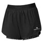 Ronhill Life Twin Short Hardloopbroek Kort Zwart Dames