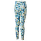 Ronhill Life Crop Tight Hardloopbroek Lang Wit/Blauw/Geel Dames