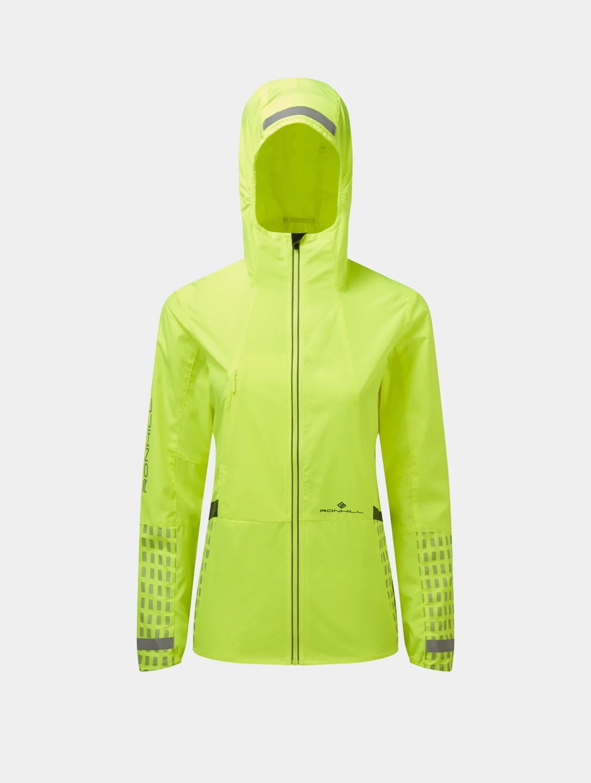 Ronhill Tech Afterhours Hardloopjack Geel/Zwart Dames