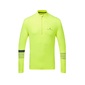 Ronhill Tech Afterhours 1/2 Zip Hardloopshirt Korte Mouwen Geel/Zwart Heren