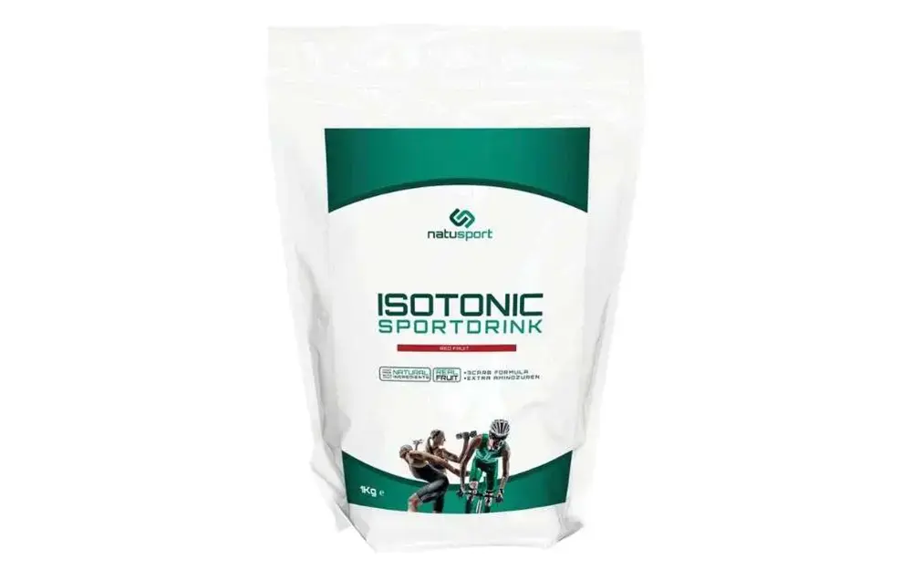 Natusport Isotonic Sportdrink Rood Fruit Navulzak 1kg