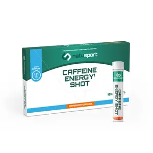 Natusport Caffeine Energyshot Pepermunt/Sinaasappel 10 x 25ml