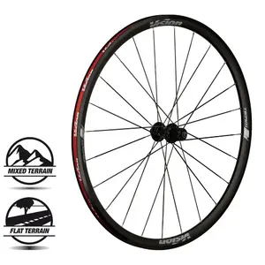 Vision Team 30 Comp Clincher Wielset Zwart/Grijs