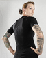 Biehler Seamless Pro Ondershirt Korte Mouwen Zwart Dames
