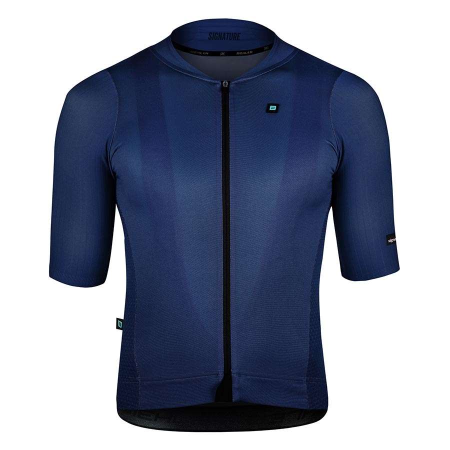 Biehler Signature³ Fietsshirt Korte Mouwen Blauw Heren