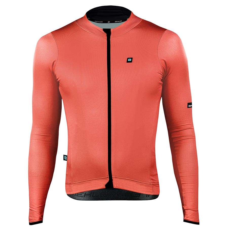 Biehler Signature³ Fietsshirt Lange Mouwen Coral Heren