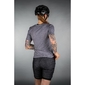 Biehler Gravel Fietsshirt Korte Mouwen Grijs/Melange Dames