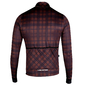 Biehler Gravel Fietsshirt Lange Mouwen Paars/Bruin Heren