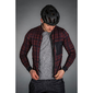 Biehler Gravel Fietsshirt Lange Mouwen Paars/Bruin Heren