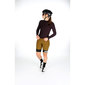 Biehler Thermal Rain Fietsbroek Kort Bruin Dames