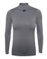 Biehler High Collar Seamless Ondershirt Lange Mouwen Grijs Dames