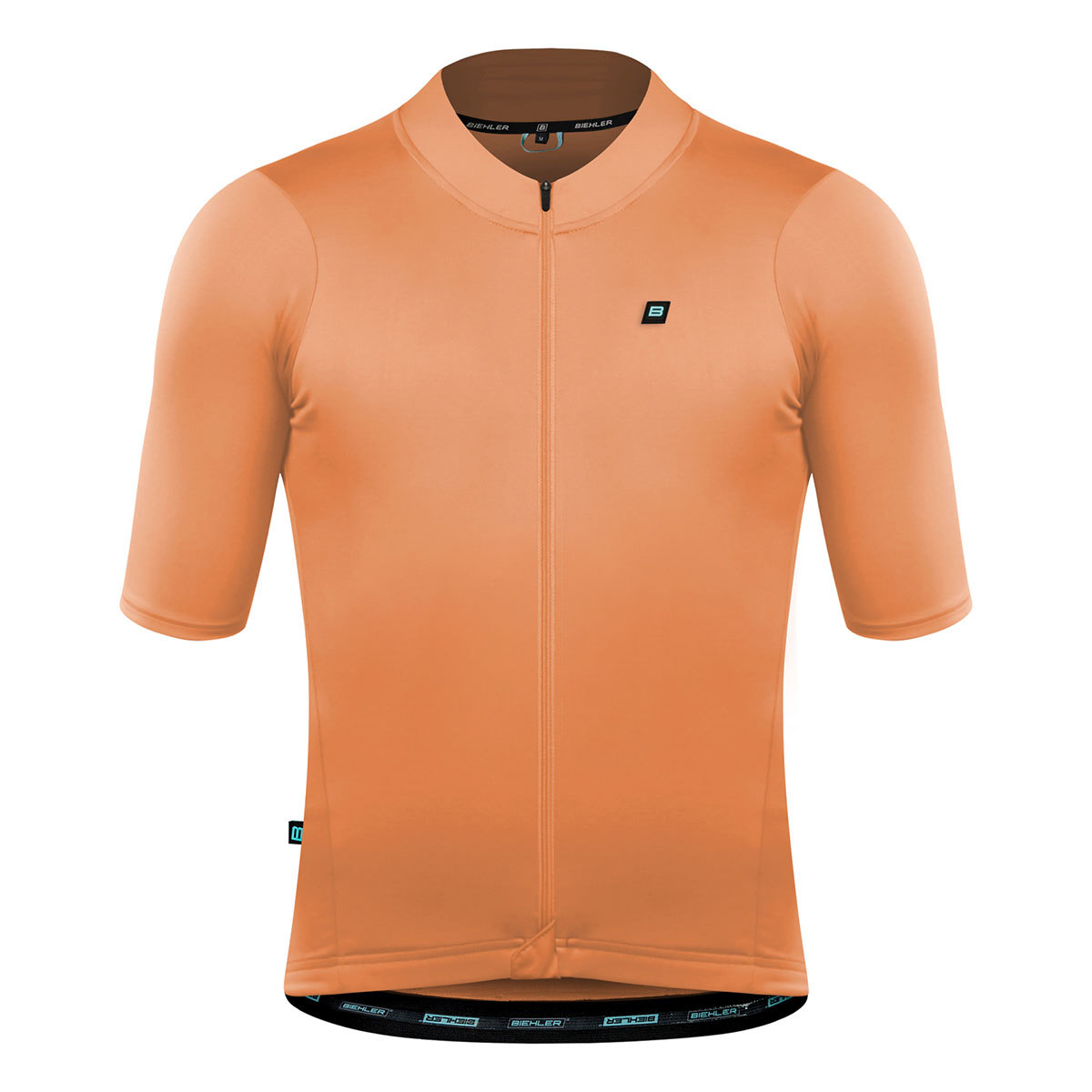 Biehler Essential Fietsshirt Korte Mouwen Lichtoranje Heren