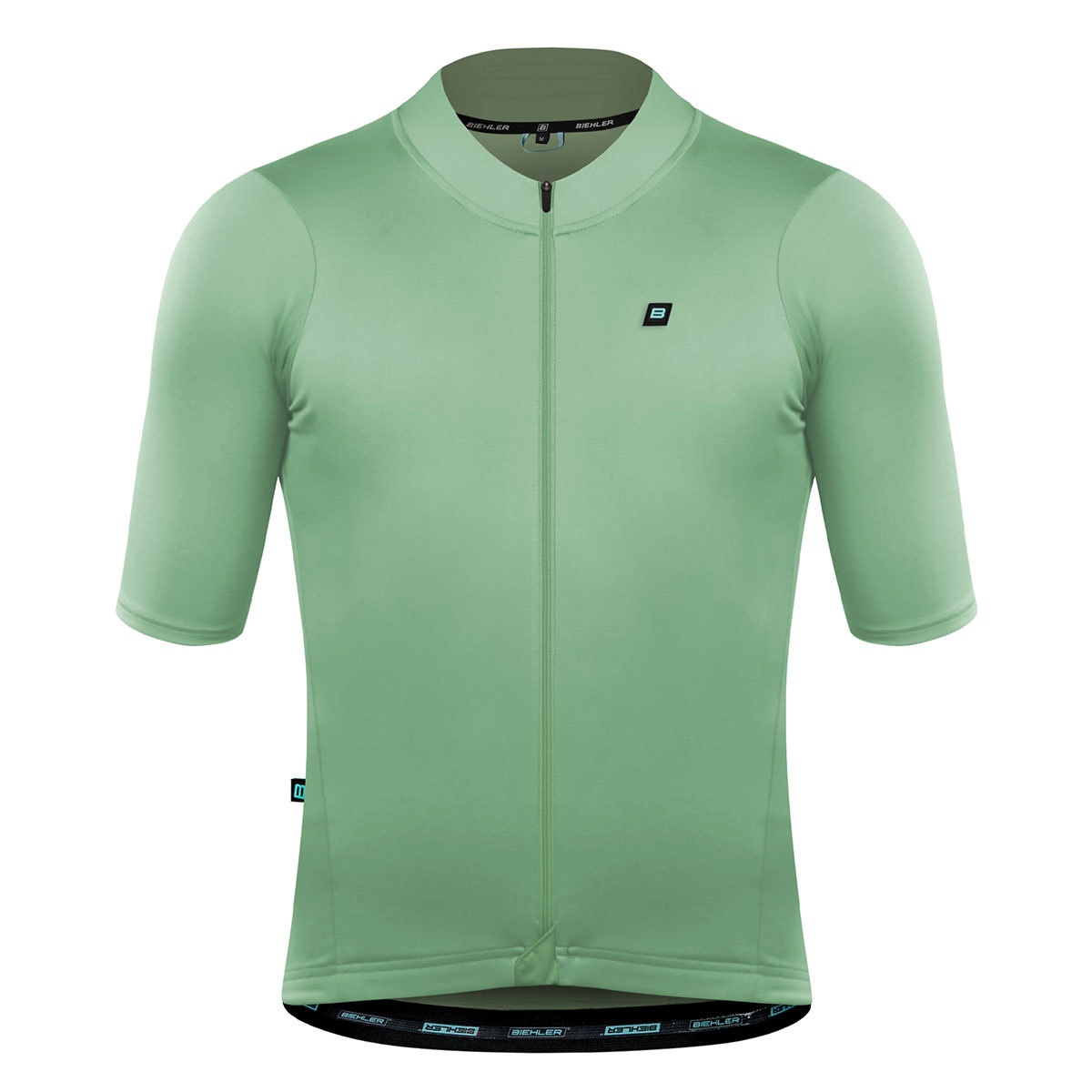 Biehler Essential Fietsshirt Korte Mouwen Donkergroen Heren