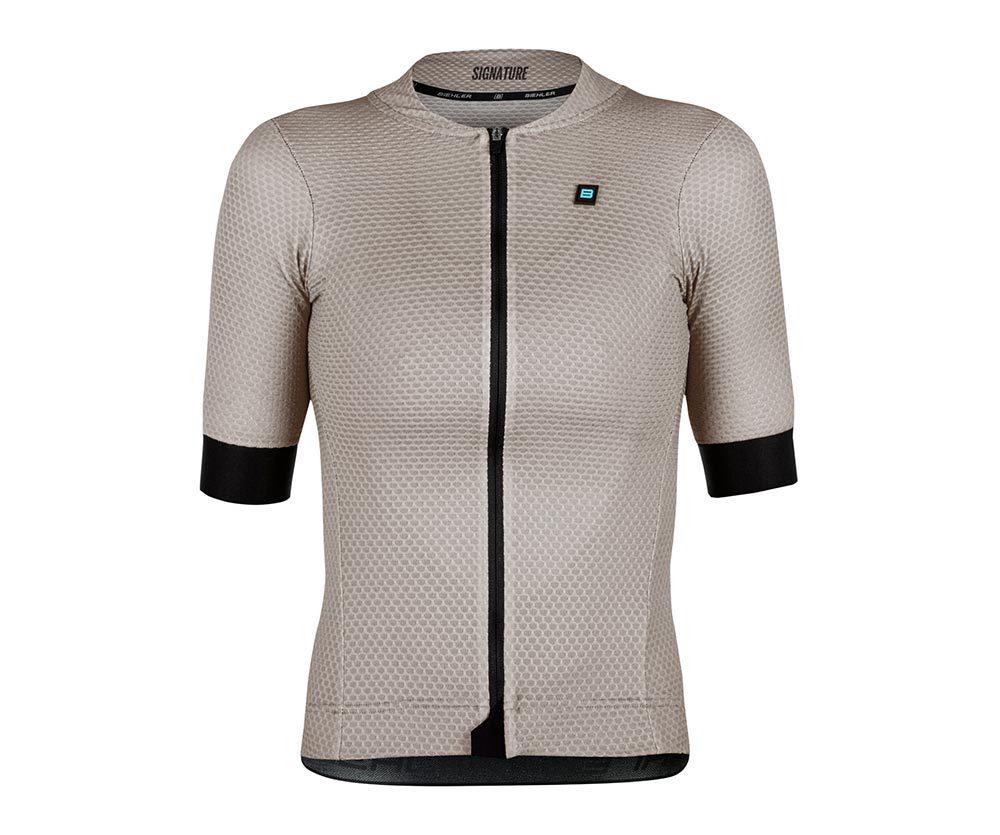 Biehler Signature³ Mesh Fietsshirt Korte Mouwen Lichtbruin Dames