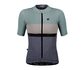 Biehler DSTNCE Fietsshirt Korte Mouwen Donkergroen/Bruin/Zwart Dames