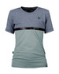 Biehler DSTNCE Gravel Fietsshirt Korte Mouwen Grijs/Groen Dames