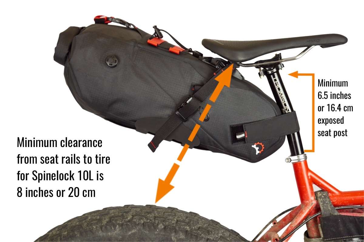 Revelate Designs Spinelock Zadeltas 10L Zwart