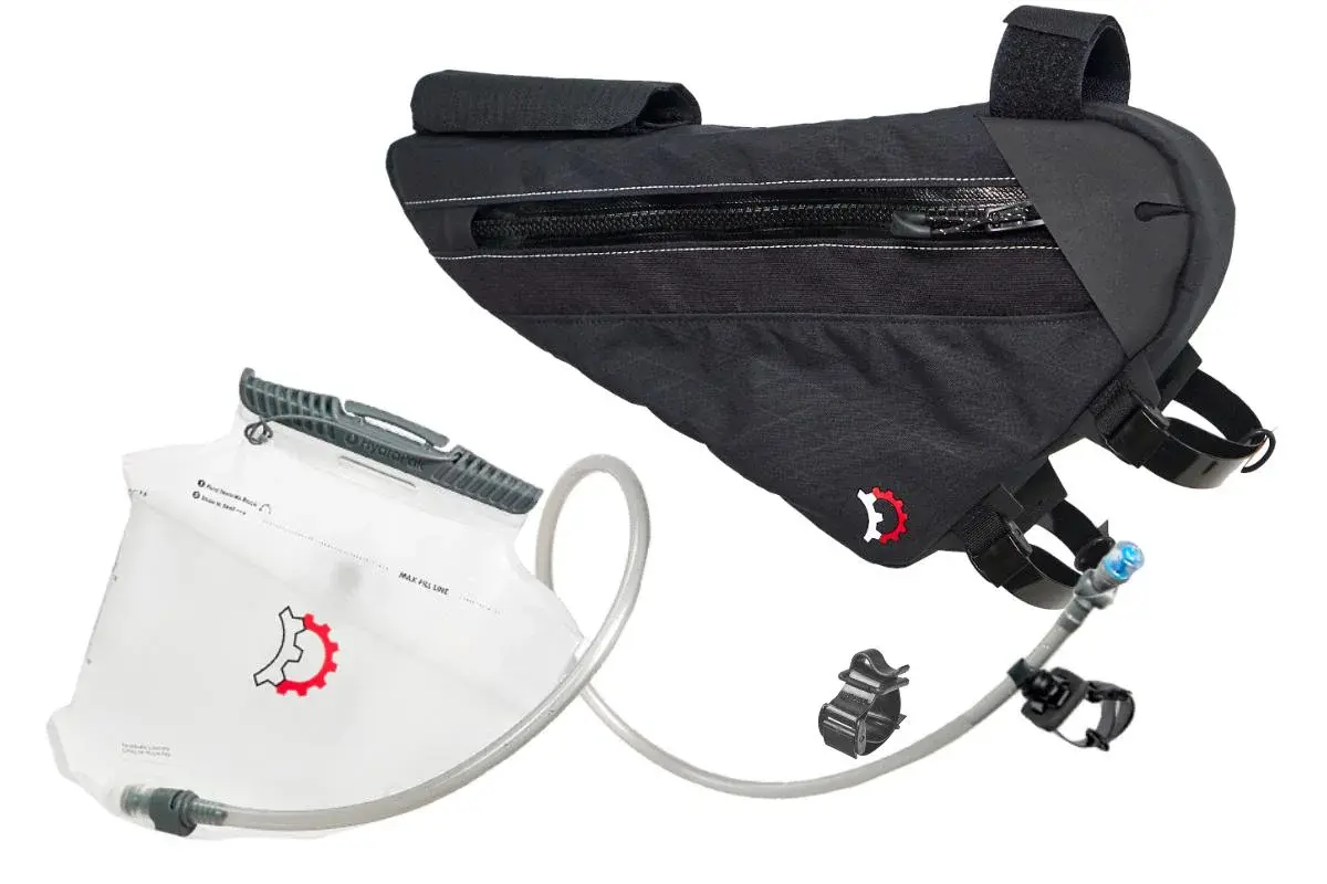 Revelate Designs Sandur Hydration Bundle S Frametas 1.7L incl.HydraPak 1.5L Zwart