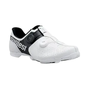 Suplest Gravel XC Pro Mountainbike/Gravel Schoenen Wit/Zwart Heren