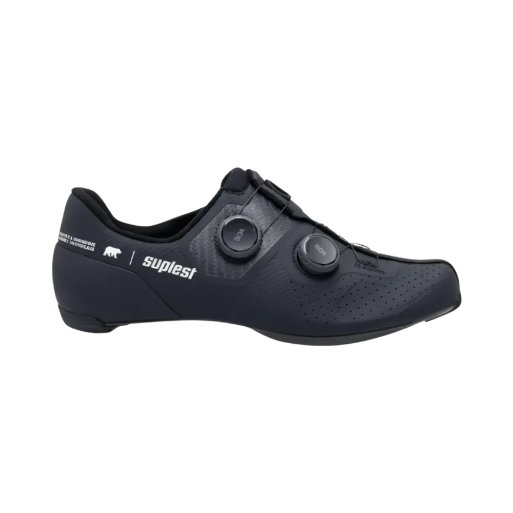 SUPLEST Road Pro Wielrenschoenen Zwart Heren