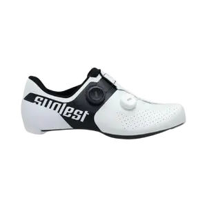 Suplest Road Pro Wielrenschoenen Wit/Zwart Heren