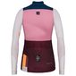 Gobik Cobble Fietsshirt Lange Mouwen Roze/Donkerrood/Wit/Donkerblauw Dames