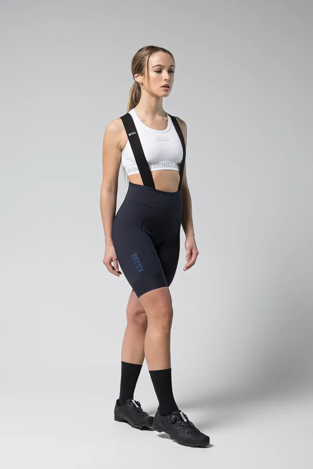 Gobik Unity Matt Fietsbroek Kort K9 Fietsbroek Kort Blauw Dames