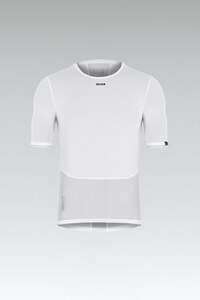 Gobik Cell Skin Ondershirt Korte Mouwen Wit Heren