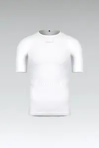 Gobik Limber Skin Ondershirt Korte Mouwen Wit Heren