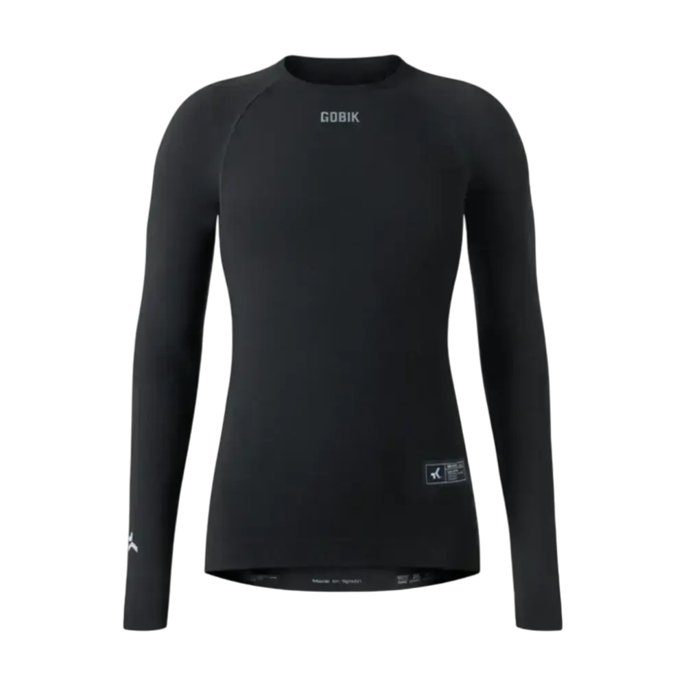 GOBIK Merino Winter Thermoshirt Lange Mouwen Zwart Dames
