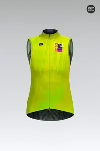 Gobik Plus 2.0 Windvest Fluo Groen Dames