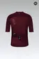 Gobik Attitude 2.0 Fietsshirt Korte Mouwen Donkerrood Heren