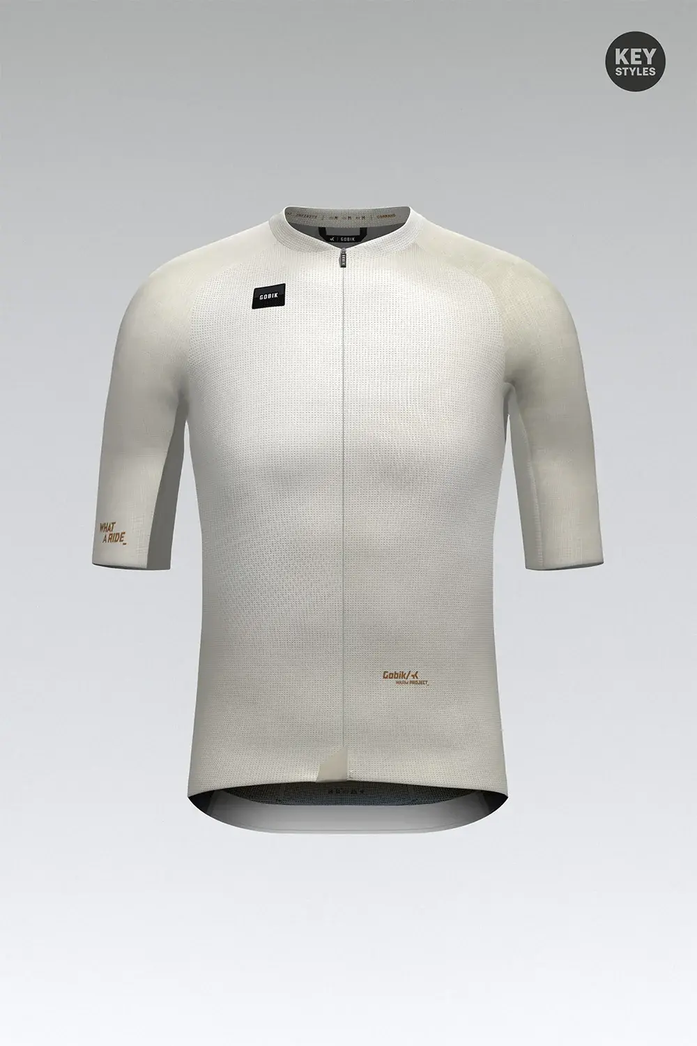 Gobik Infinity Fietsshirt Korte Mouwen Beige