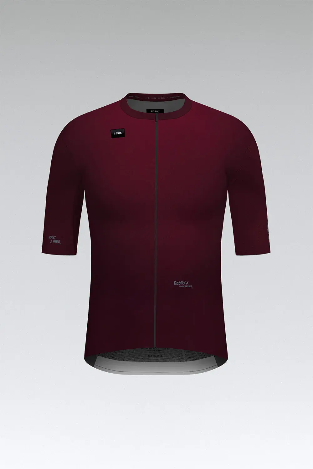 Gobik Magnitude Fietsshirt Korte Mouwen Donkerrood Heren