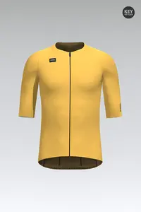 Gobik Phantom Fietsshirt Korte Mouwen Geel