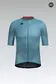 Gobik Stark Fietsshirt Korte Mouwen Lichtblauw/Rood Heren